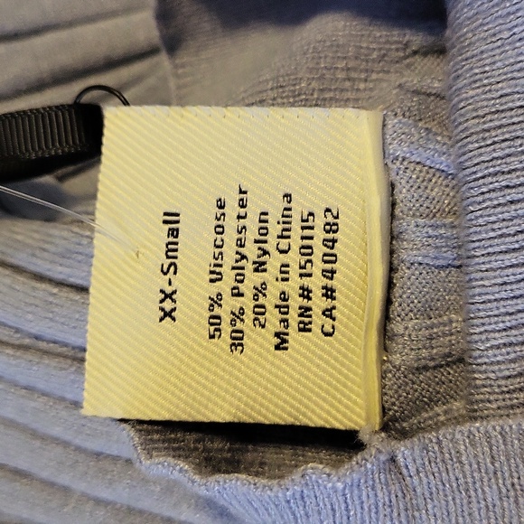 Varley Maeve Ribbed Dress in Ashley Blue XXS NWT - Picture 11 of 13